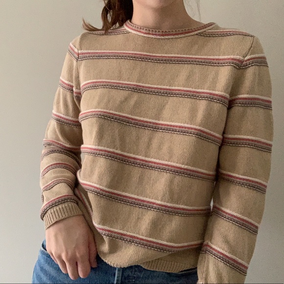 Woolrich Striped & Textured Sweater 🦔